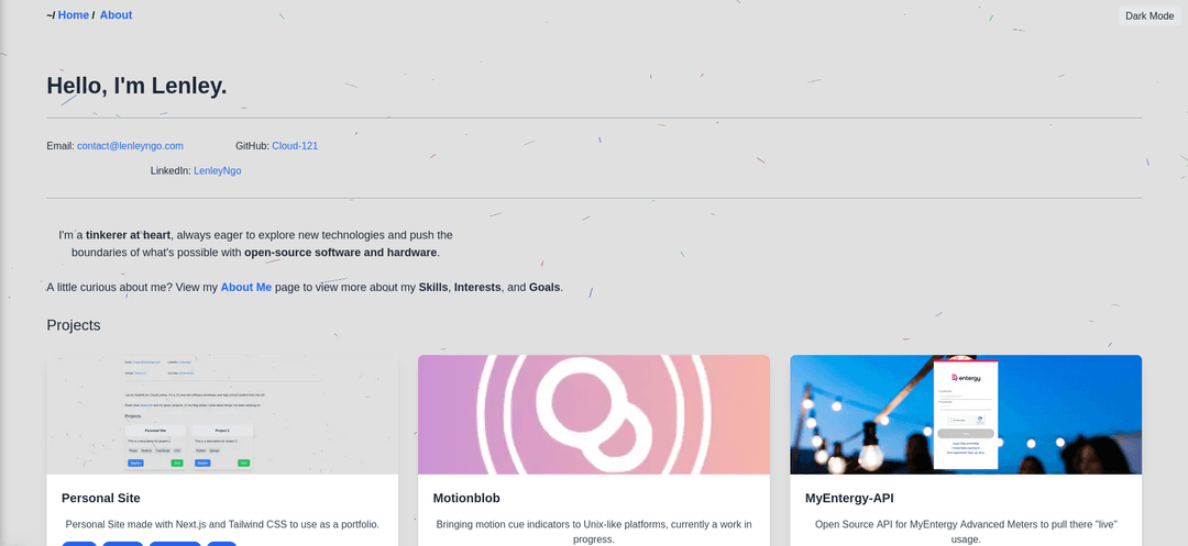 Personal Site